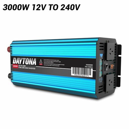 Daytona DSI3000W 3000W 12V to 240V Pure Sine Wave Inverter