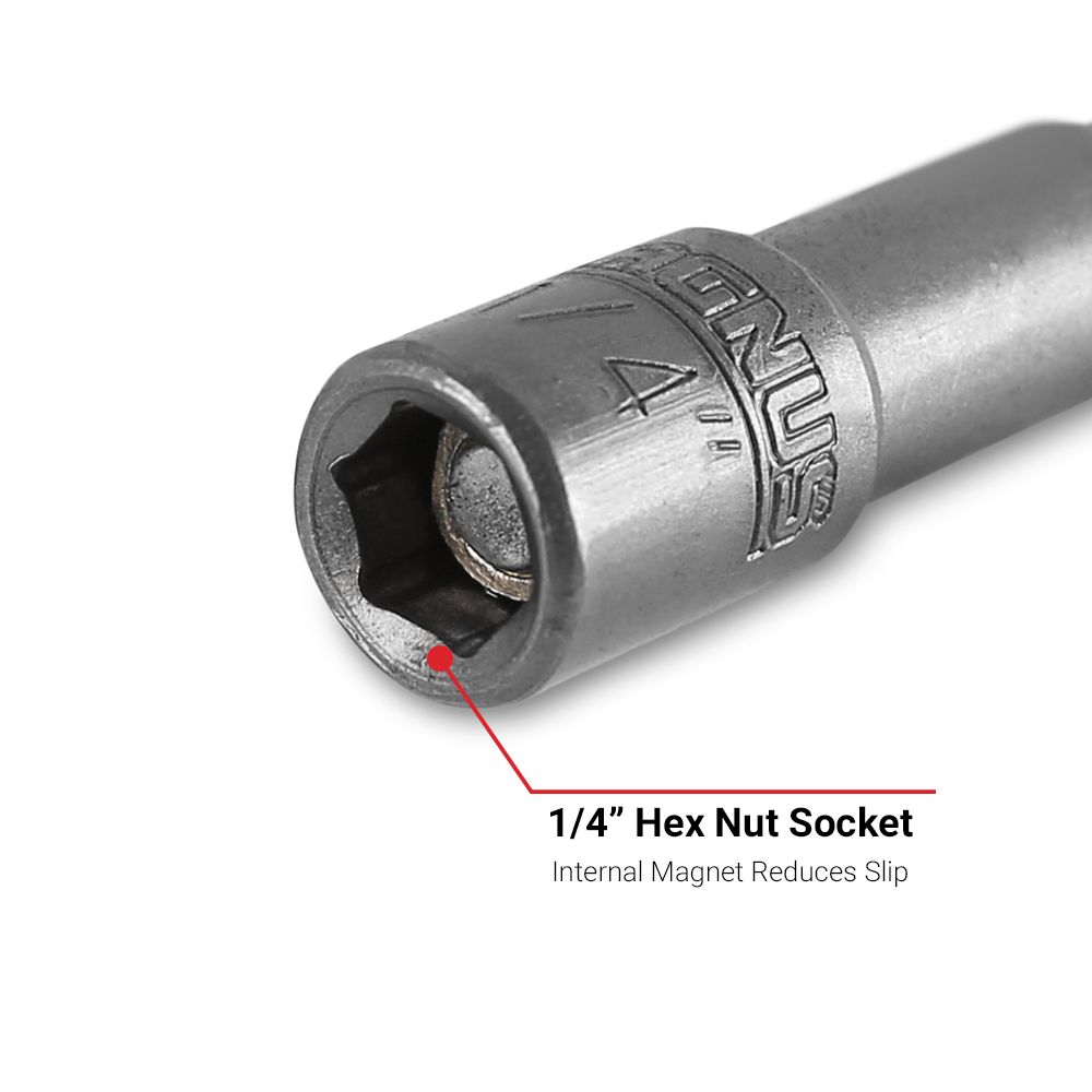 MAGNUS MAGHEX14150 1/4" Drive 150mm Long Hex Nut Setter – image 3