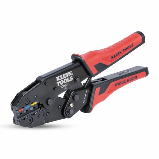 Klein A-3007CR Ratcheting Heat Shrink Terminal Crimper