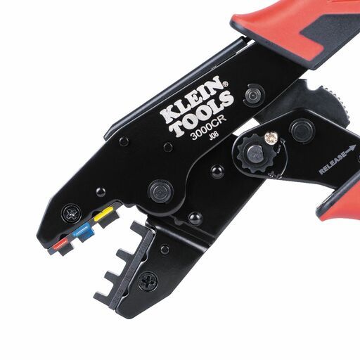 Klein A-3007CR Ratcheting Heat Shrink Terminal Crimper – image 2
