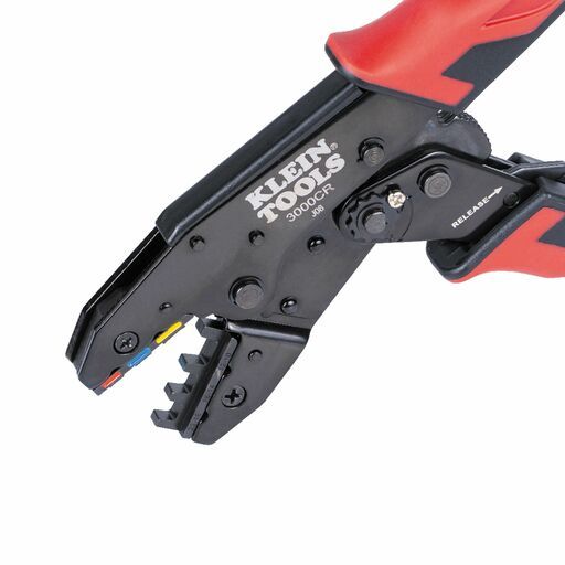 Klein A-3007CR Ratcheting Heat Shrink Terminal Crimper – image 3