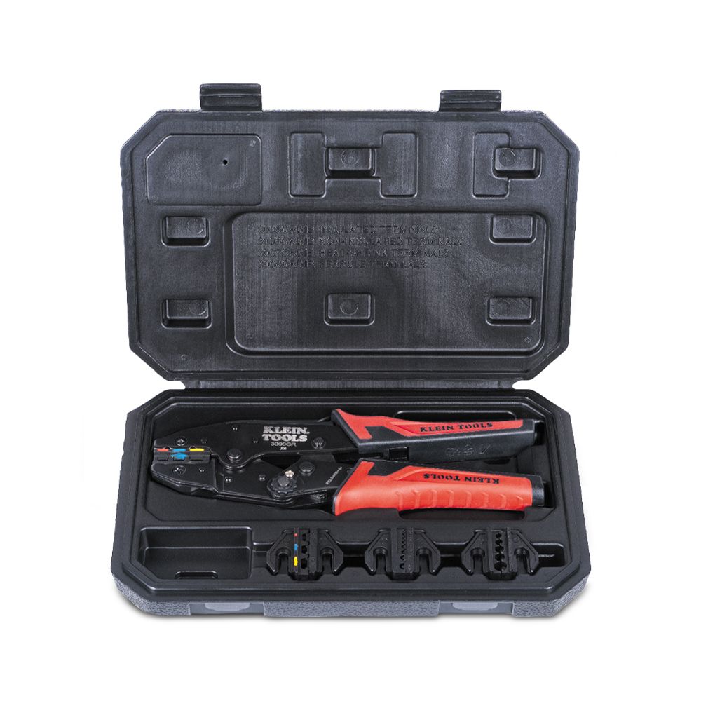 Klein A-3000CRKIT 10-22 AWG Terminals Ratcheting Crimper Set – image 2