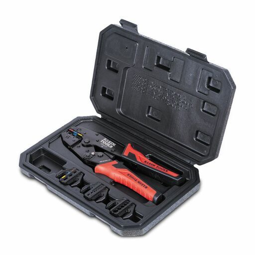 Klein A-3000CRKIT 10-22 AWG Terminals Ratcheting Crimper Set