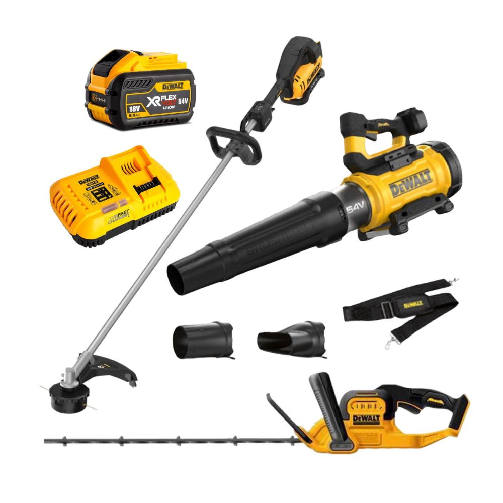 DeWalt DCMK957X1-XE 54V 9.0Ah Li-ion Cordless Brushless 3pce Outdoor Combo Kit – image 2
