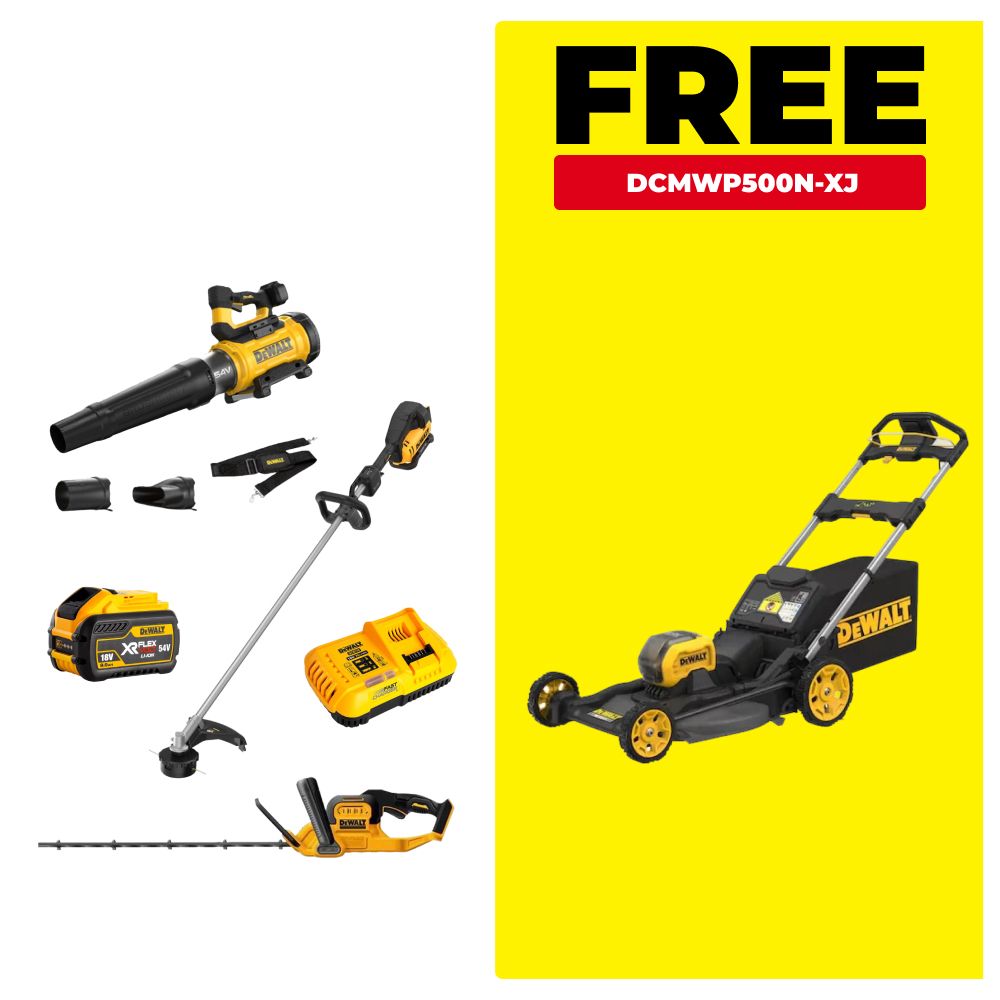 DeWalt DCMK957X1-XE 54V 9.0Ah Li-ion Cordless Brushless 3pce Outdoor Combo Kit – image 1