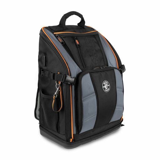 Klein A-62482 Tradesman Pro™ Tool Station Tool Bag Backpack with 27 Pockets