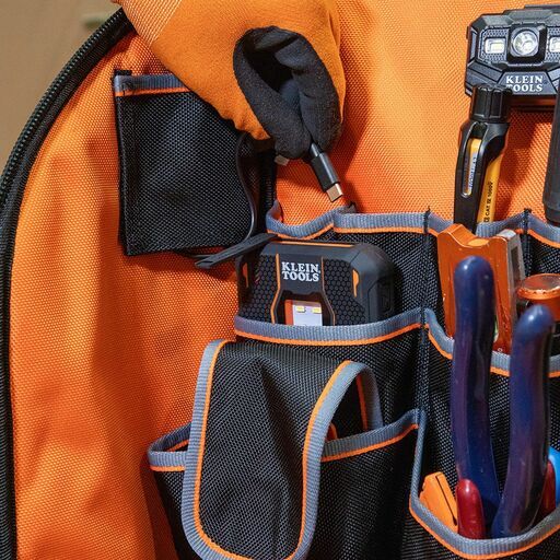 Klein A-62482 Tradesman Pro™ Tool Station Tool Bag Backpack with 27 Pockets – image 6