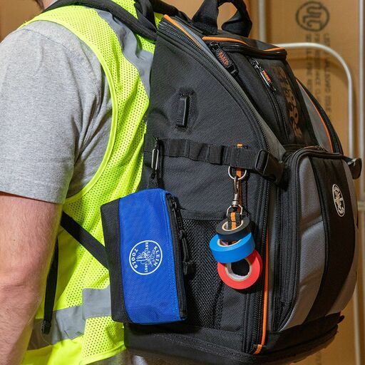 Klein A-62482 Tradesman Pro™ Tool Station Tool Bag Backpack with 27 Pockets – image 7
