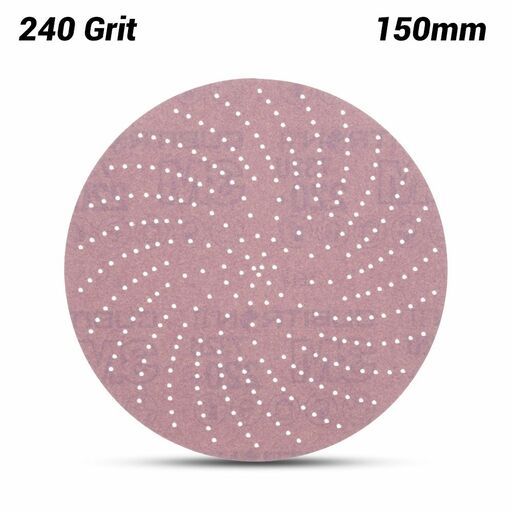 3M 7100334765 (60440618373) 150mm (6") Xtract Cubitron II 732U 240 Grit Clean Paper Sanding Disc