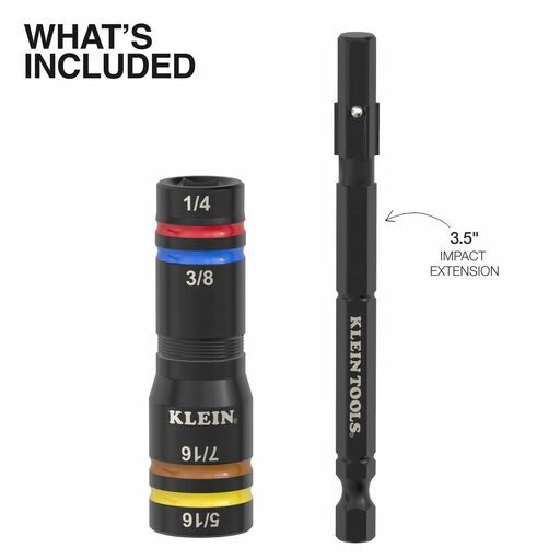 Klein A-651QS Quad-4 Heavy-Duty Impact SAE Flip Socket – image 4