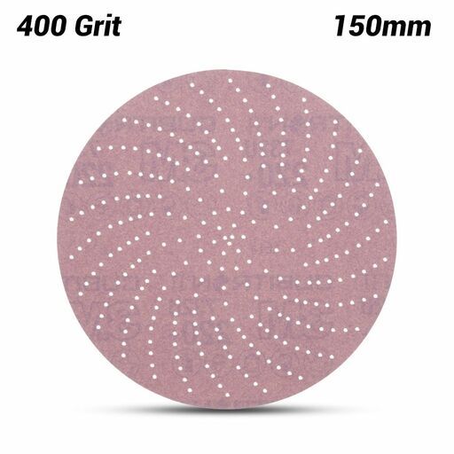 3M 7100335433 (60440618407) 150mm (6") Xtract Cubitron II 732U 400 Grit Clean Paper Sanding Disc