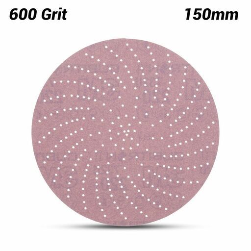 3M 7100335411 (60440618423) 150mm (6") Xtract Cubitron II 732U 600 Grit Clean Paper Sanding Disc