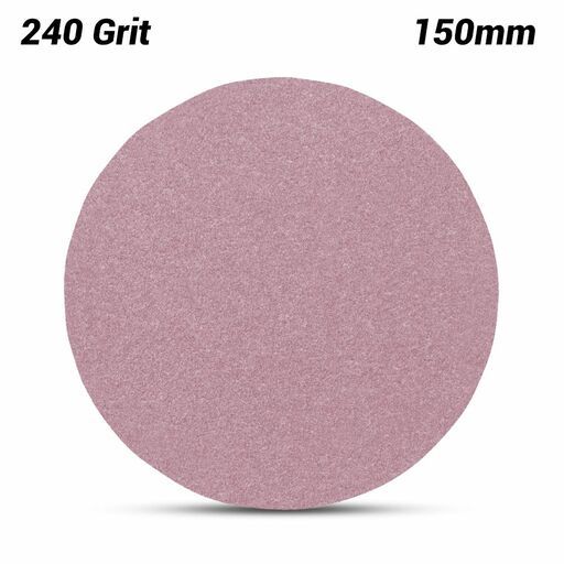 3M 7100335386 (60440618662) 150mm (6") Hookit Cubitron II 732U 240 Grit Plain Paper Sanding Disc