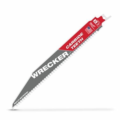 Milwaukee 48005242 230mm (9") 6TPI SAWZALL The WRECKER with Carbide Teeth Demolition Blade – image 4