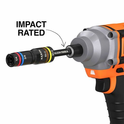 Klein A-656QS 9pce KNECT™ Quad-24 Heavy-Duty Impact Metric / SAE Flip Sockets – image 4