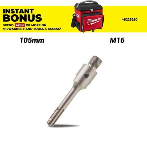 Milwaukee 4932399966 105mm SDS Plus Adapter to M16 Thread