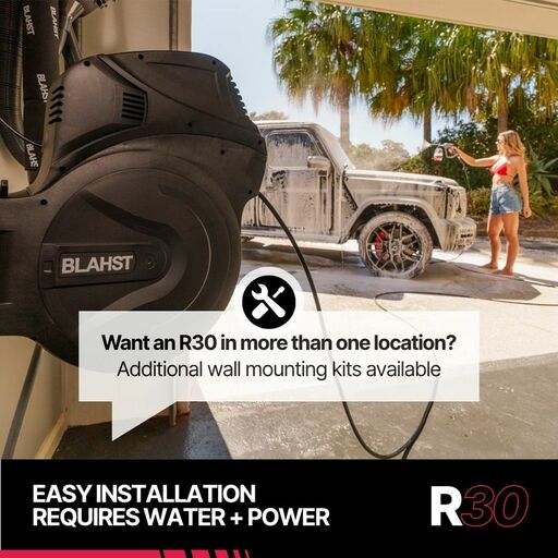 BLAHST R30 (G0-BL-R30) 2600PSI Wall Mount Pressure Washer – image 8