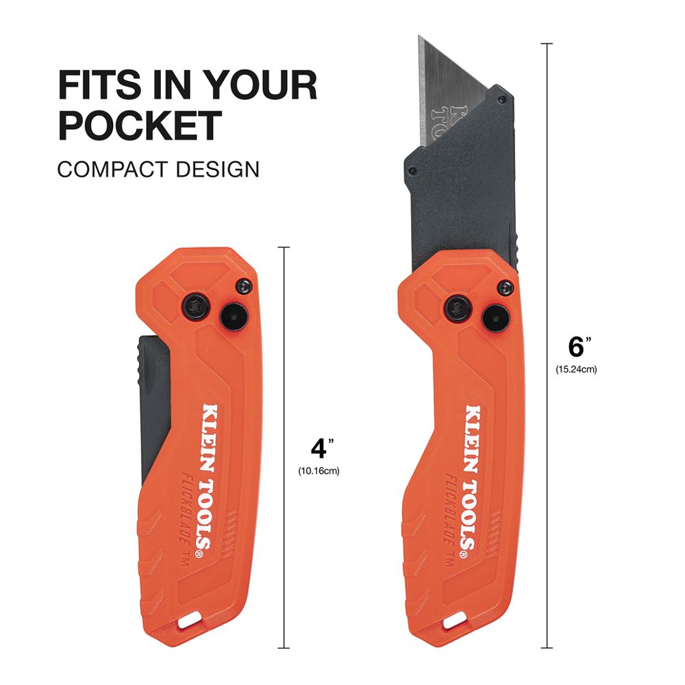 Klein A-44307 FLICKBLADE™ Subcompact Folding Utility Knife – image 2