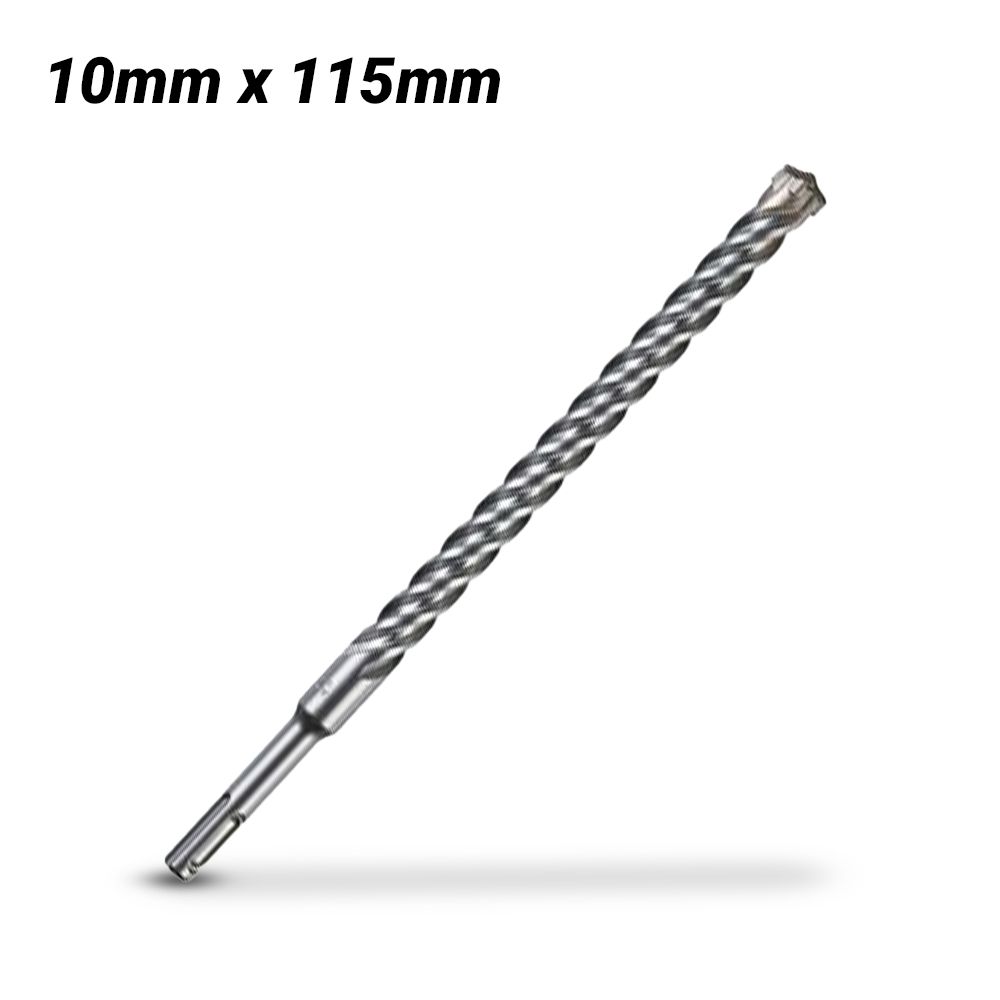 Milwaukee 4932352025 10mm x 115mm SDS Plus MX4 4-Cut Drill Bit – image 2