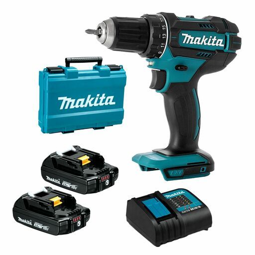Makita DDF482SAE 18V 2.0Ah Li-ion Cordless Brushless Driver Drill Combo Kit