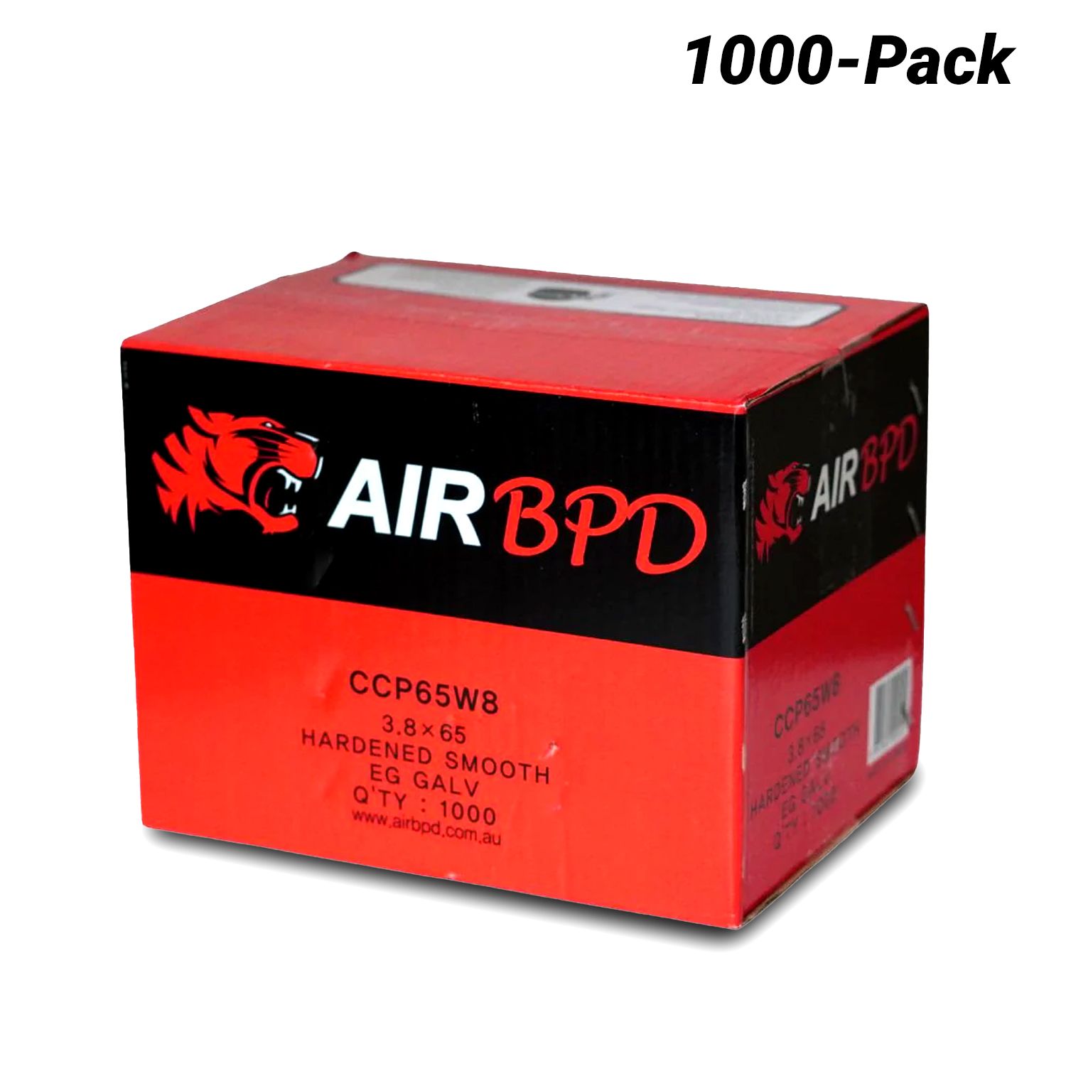 Air BPD CCP65W8 1000-Pack 65mm x 3.8mm Plain Shank Hardened Concrete Nails – image 1