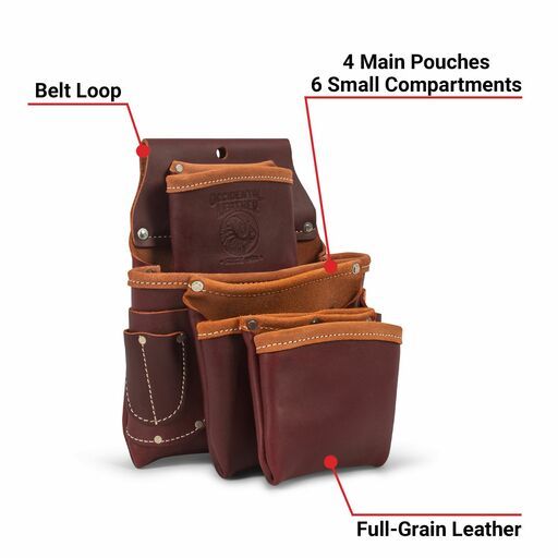 Occidental Leather 5062 4 Pouch Pro Fastener Pouch – image 3