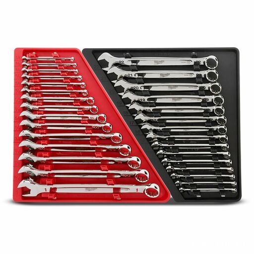 Milwaukee MWRE30 30pce Metric & SAE Combination Wrench Set – image 2