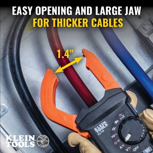 Klein A-CL710 600A AC/DC Auto-Ranging TRMS Digital Clamp Meter – image 12