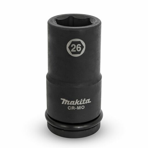 Makita E-27333 3/4" Square Drive 26mm x 90mm Impact Socket