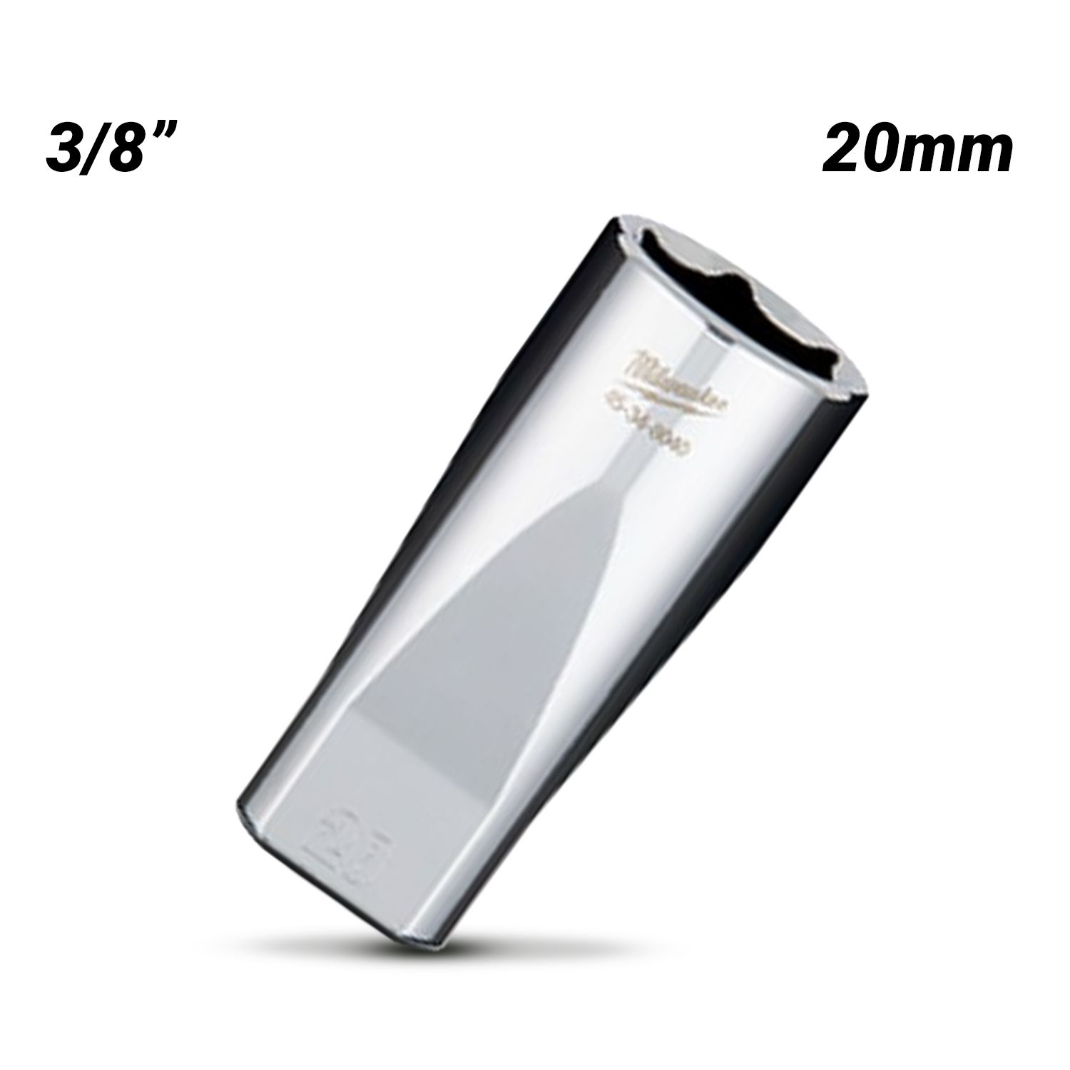 Milwaukee 45348040 3/8" Drive 20mm Metric Deep 6-Point Socket – image 2