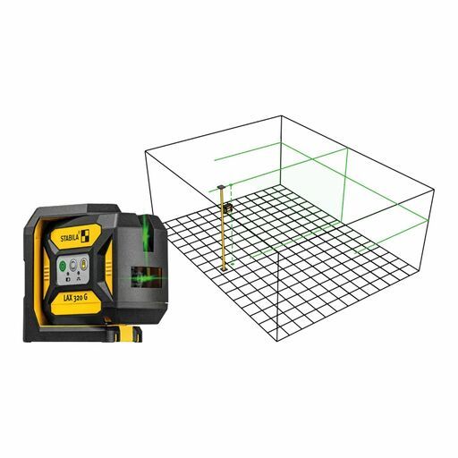 Stabila LAX320G Green Beam G Cross Line PlumB Point Laser Level – image 4