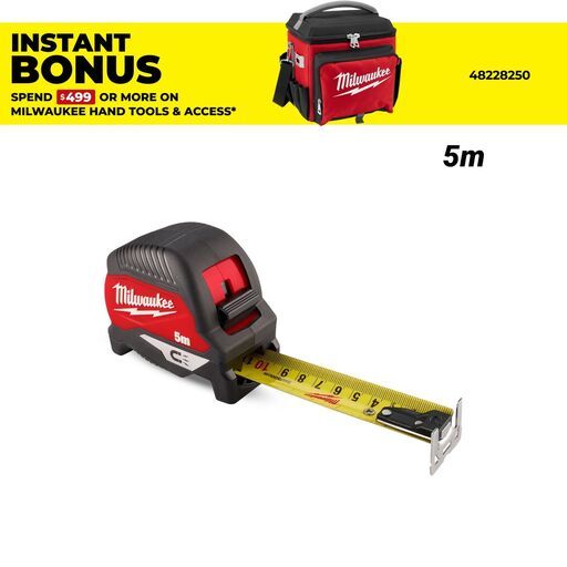 Milwaukee 4932498768T 5m Compact Magnetic Tape Measure