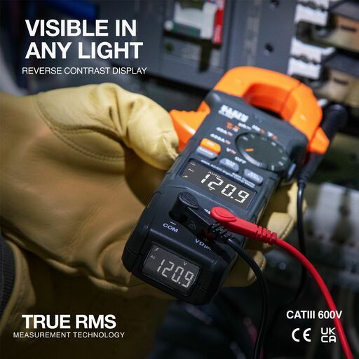 Klein A-CL490 400A AC/DC Dual-Display Auto-Ranging Digital Clamp Meter – image 4