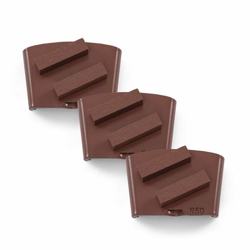 Husqvarna 547229402 3-Pack 50 Grit TACTI-GRIND EZ M Bronze - Medium Hard Cured Concrete – image 2