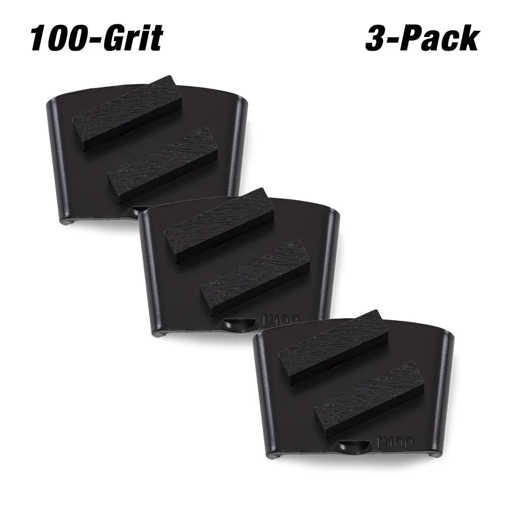 Husqvarna 5472294-03 3-Pack 100 Grit TACTI-GRIND EZ M Bronze - Medium Hard Cured Concrete – image 1