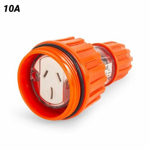 Bayer B3P10S Industrial 10AMP 250V Straight Flat Socket