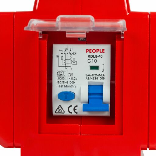 Bayer B10A53 Heavy Duty 10AMP 240V Quad Outlet Weatherproof Power Safety Box – image 6
