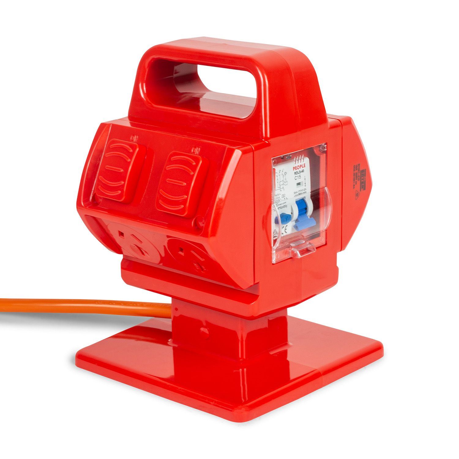 Bayer B15A53 Heavy Duty 15AMP 240V Quad Outlet Weatherproof Power ...