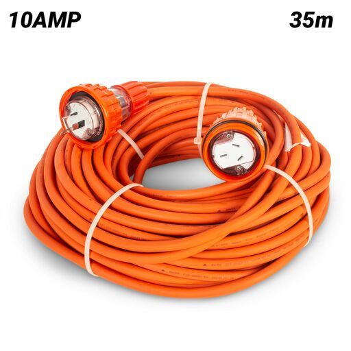 Bayer B35M10 35m x 1.5mm² 10AMP Extra Heavy Duty Rubber Extension Lead