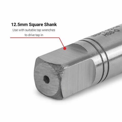 Daytona D12T14 1/2" x 14 BSPT Intermediate Hand Tap – image 3