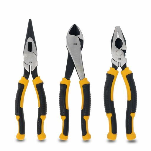 DeWalt DWHT82814-0 3pce 200mm Laser Hardened Long Nose Pliers – image 5