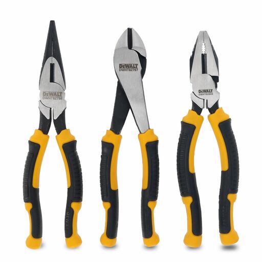 DeWalt DWHT82814-0 3pce 200mm Laser Hardened Long Nose Pliers – image 4