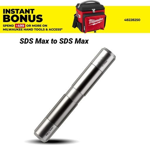 Milwaukee 4932399128 SDS Max x SDS Max Connector (Female to Female)