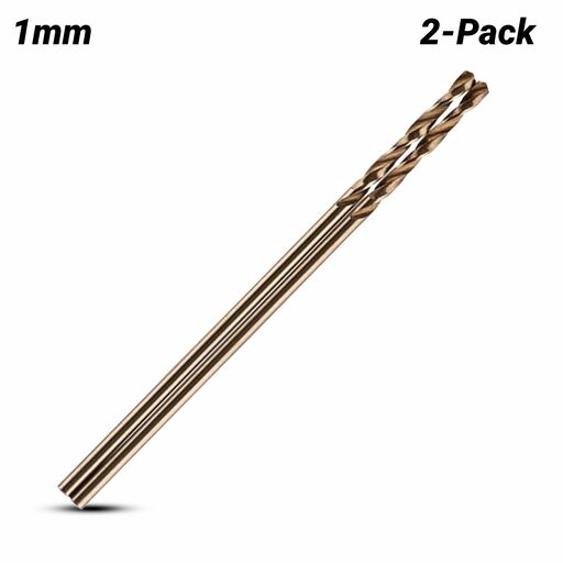 Milwaukee 48892501 1mm RED HELIX™ Cobalt Drill Bit 2 Pack – image 2