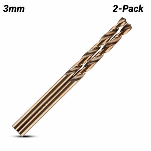 Milwaukee 48892505 3mm RED HELIX™ Cobalt Drill Bit 2 Pack – image 2