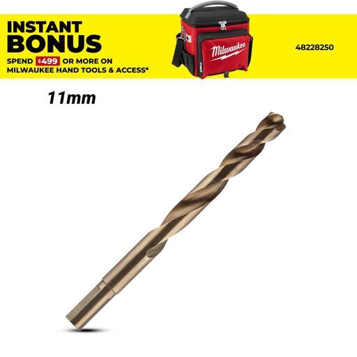 Milwaukee 48892525 11mm RED HELIX™ Cobalt Drill Bit