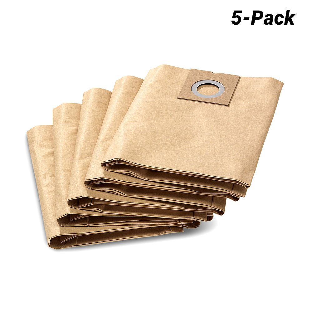 Karcher 6.904-290.0 5-Pack Paper Filter Bags to Suit NT 27/1 – image 1