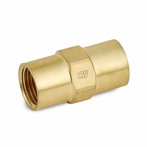 Cigweld CW036 5/8"-18 UNF RH Female Both Ends BlueJet Hose Joiner – image 2