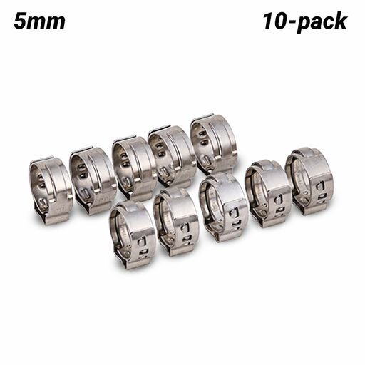 Cigweld CW701 10-Pack 5mm BlueJet Hose Clips