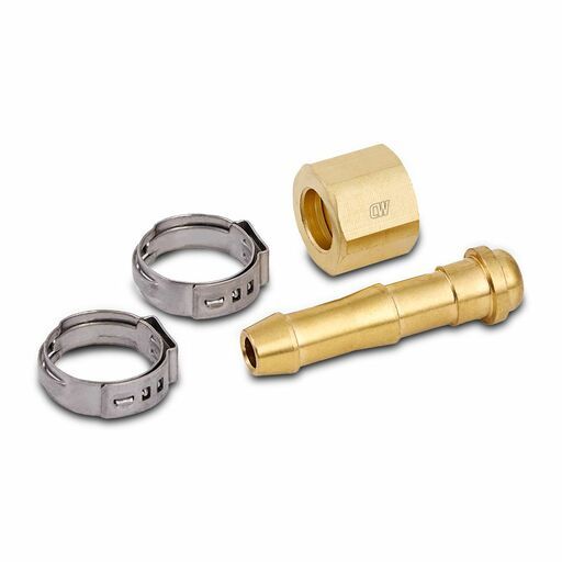 Cigweld CW691 10mm 5/8"-18 UNF RH BlueJet Hose Connection Kit with Clips – image 2